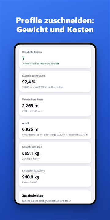 Zuschnittoptimierung Metall – 4